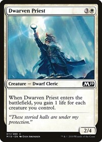 Dwarven Priest, Core Set 2019