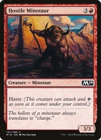Hostile Minotaur, Core Set 2019