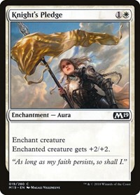 Knight's Pledge, Core Set 2019