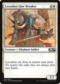 Loxodon Line Breaker, Core Set 2019