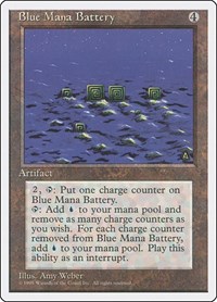 Blue Mana Battery, Fourth Edition