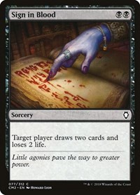 Sign in Blood, Commander Anthology Volume II