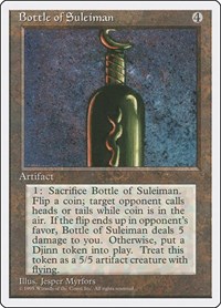 Bottle of Suleiman, Fourth Edition