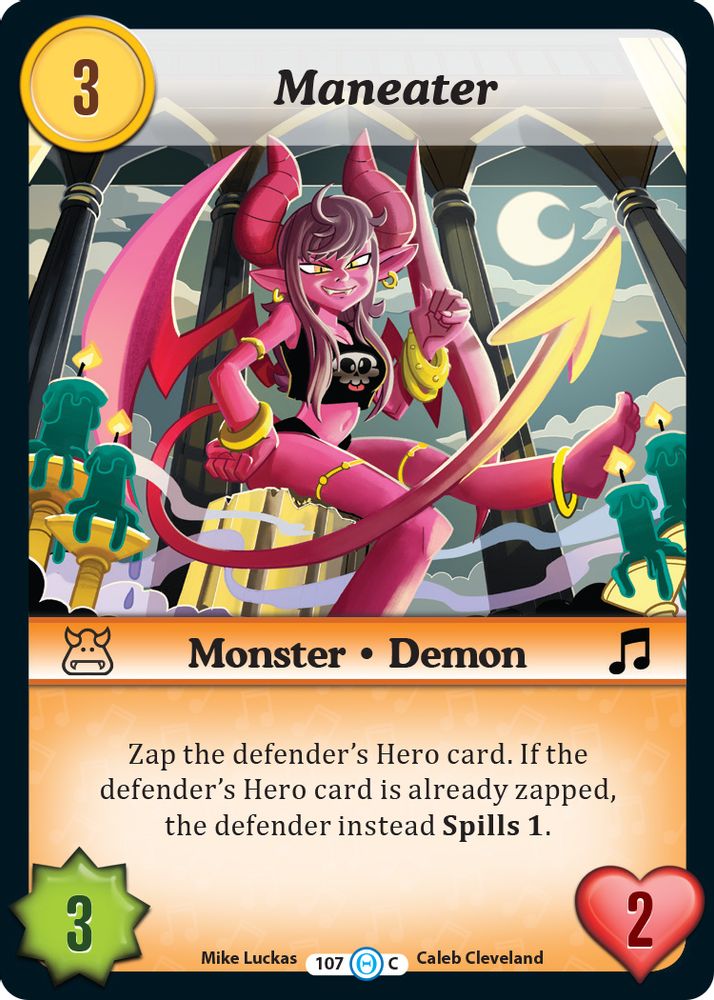 Maneater, Standard, front