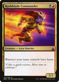 Rushblade Commander, Battlebond