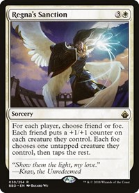 Regna's Sanction, Battlebond