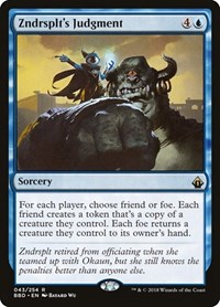 Zndrsplt's Judgment, Battlebond