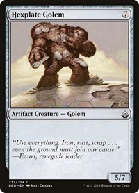 Hexplate Golem, Battlebond