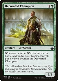 Decorated Champion, Battlebond