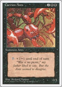 Carrion Ants, Fourth Edition