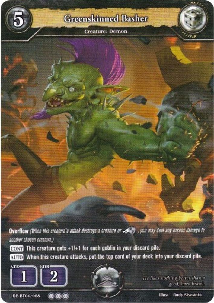 Greenskinned Basher, Standard, front