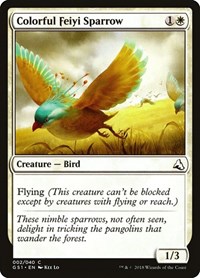 Colorful Feiyi Sparrow, Global Series Jiang Yanggu & Mu Yanling