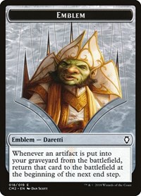 Emblem - Daretti, Scrap Savant, Commander Anthology Volume II
