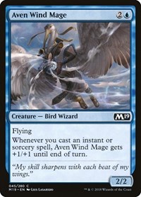 Aven Wind Mage, Core Set 2019