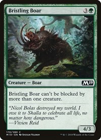 Bristling Boar, Core Set 2019