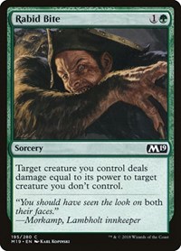 Rabid Bite, Core Set 2019
