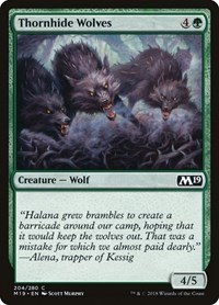 Thornhide Wolves, Core Set 2019