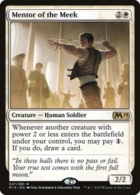 Mentor of the Meek, Core Set 2019