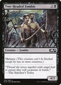 Two-Headed Zombie, Core Set 2019
