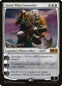 Ajani, Wise Counselor, Core Set 2019