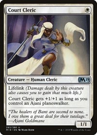 Court Cleric, Core Set 2019