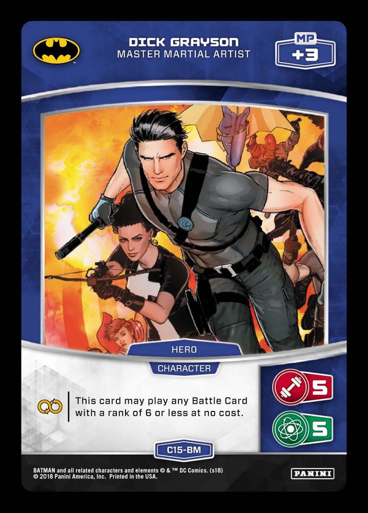 Dick Grayson - Master Martial Artist, Standard, front