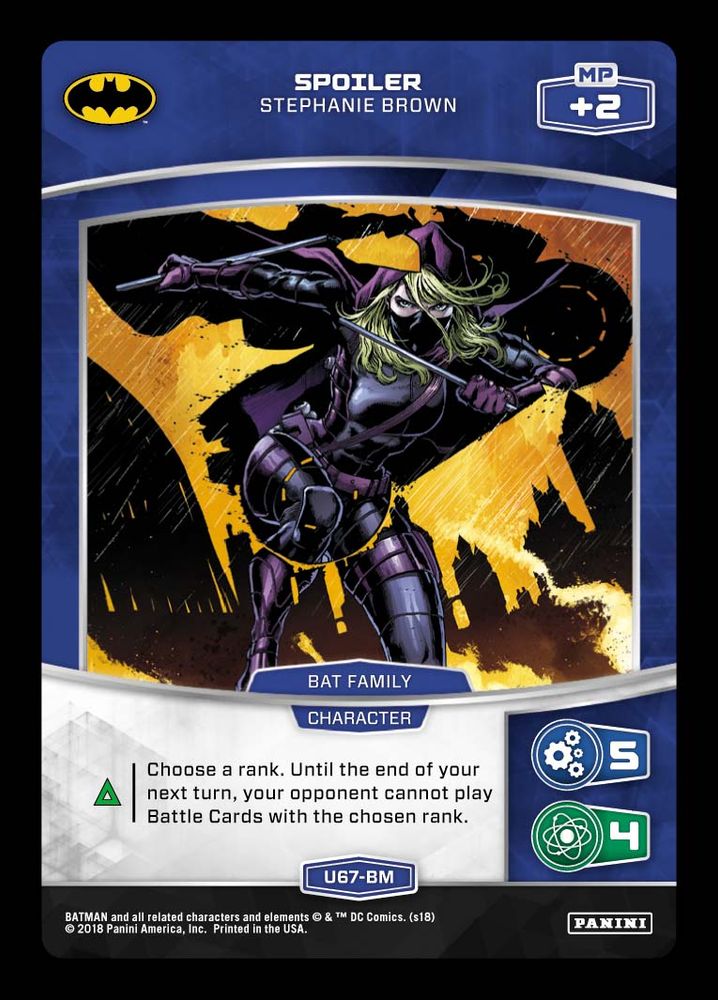 Spoiler - Stephanie Brown, Standard, front