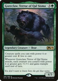 Goreclaw, Terror of Qal Sisma, Core Set 2019