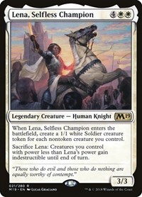 Lena, Selfless Champion, Core Set 2019
