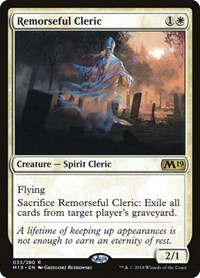 Remorseful Cleric, Core Set 2019