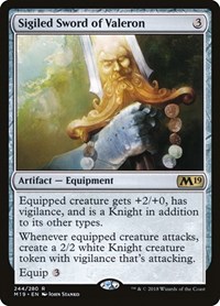 Sigiled Sword of Valeron, Core Set 2019