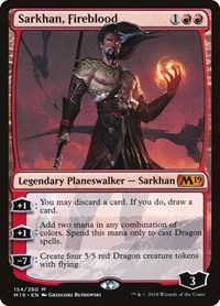 Sarkhan, Fireblood, Core Set 2019