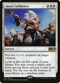 Ajani's Influence, Core Set 2019
