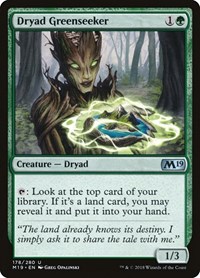 Dryad Greenseeker, Core Set 2019