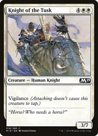 Knight of the Tusk, Core Set 2019