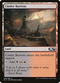 Cinder Barrens, Core Set 2019