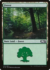 Forest (278), Core Set 2019