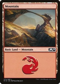 Mountain (273), Core Set 2019