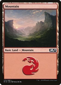 Mountain (275), Core Set 2019