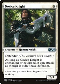 Novice Knight, Core Set 2019