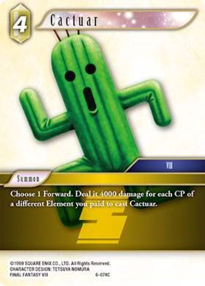 Cactuar, Standard, front