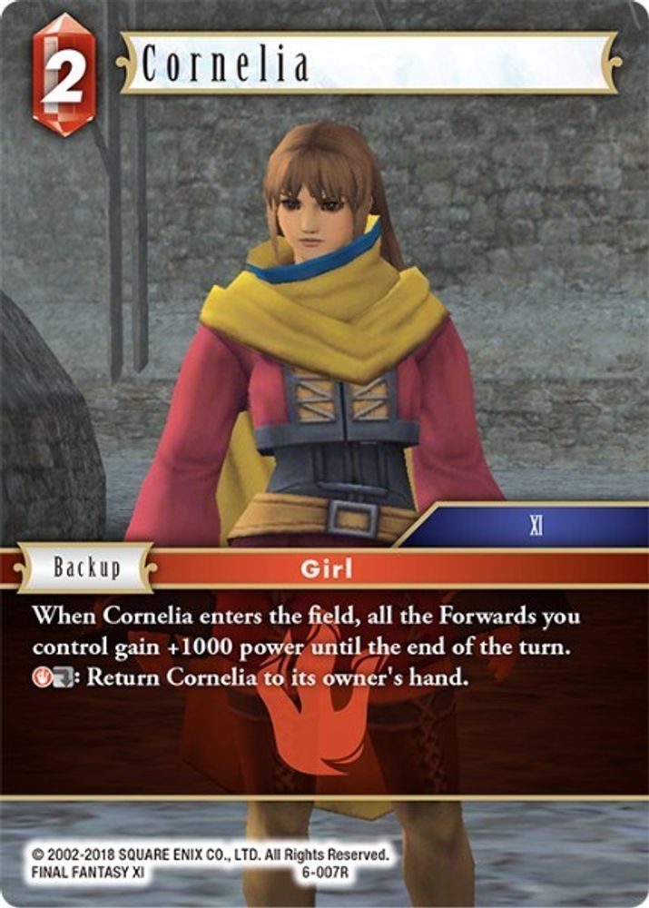 Cornelia, Standard, front