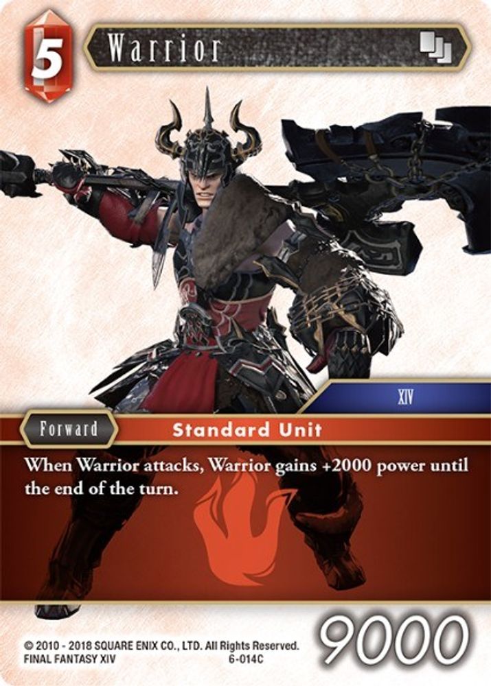 Warrior, Standard, front
