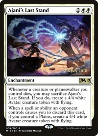 Ajani's Last Stand, Prerelease Cards