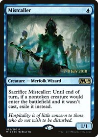 Mistcaller, Prerelease Cards