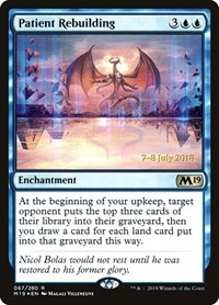 Patient Rebuilding, Prerelease Cards