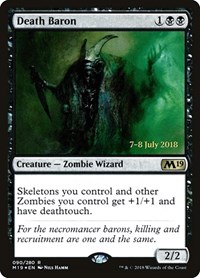 Death Baron, Prerelease Cards