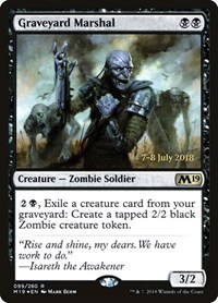 Graveyard Marshal, Prerelease Cards
