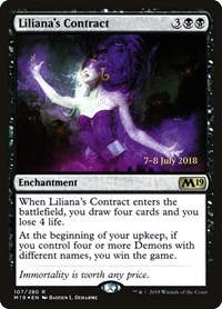 Liliana's Contract, Prerelease Cards