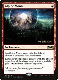 Alpine Moon, Prerelease Cards